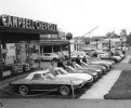 Corvettes at dealership, 1965.jpg